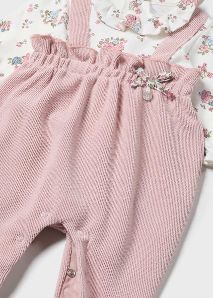 Floral One-Piece Baby Girl Outfit