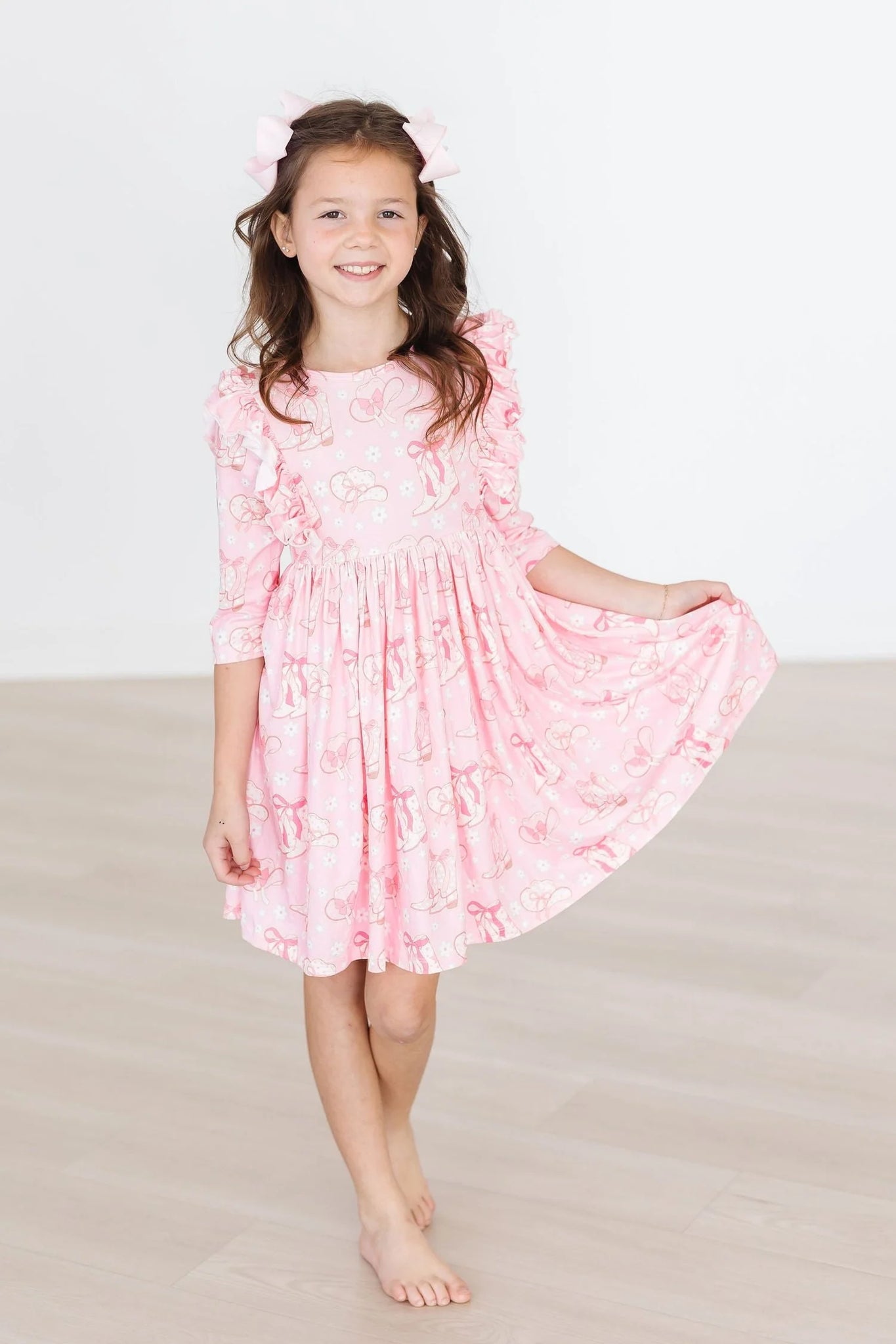 Howdy Ruffle Twirl Dress