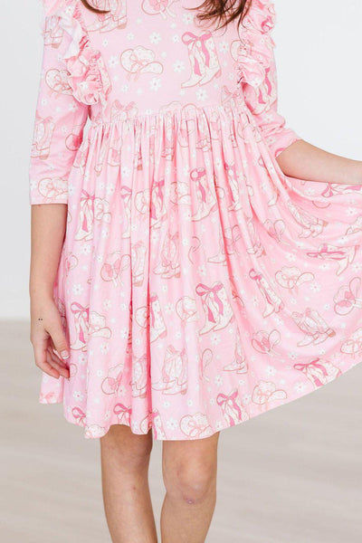 Howdy Ruffle Twirl Dress