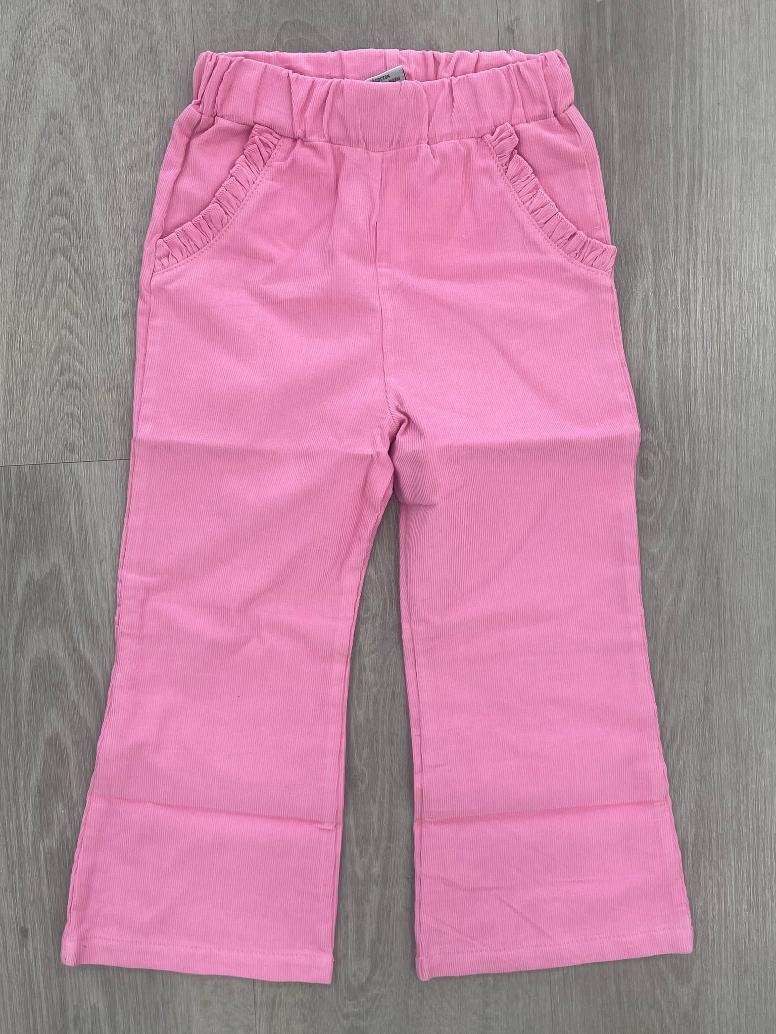 Pink Cord Flare Pant