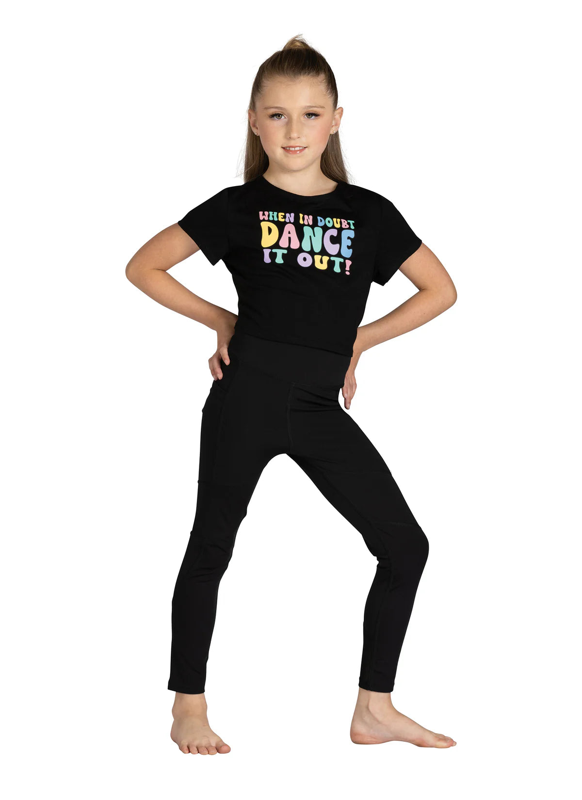 When in Doubt, Dance It Out Crop Tank 24311C