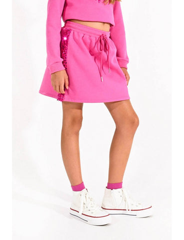 Pink Fleece Skirt