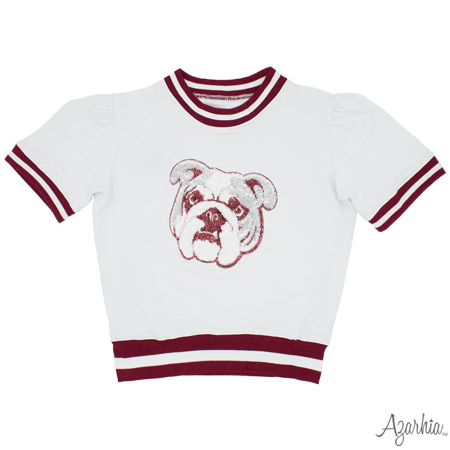 GAME DAY Maroon Bulldog Tee