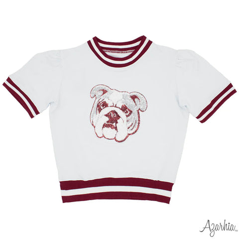 GAME DAY Maroon Bulldog Tee