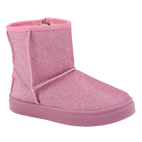 Frost Boot Pink Glitter