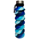 Ocean Waves Collapsible Water Bottle