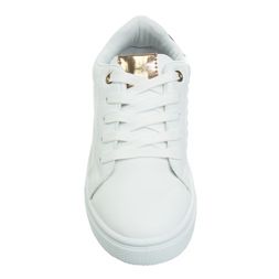 Kensie Girl Sneaker- White and Rose Gold