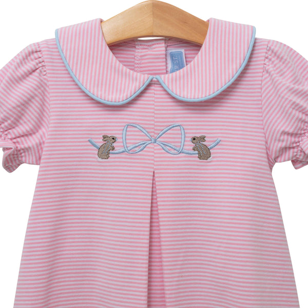 Bunny Embroidered  Bloomer Set