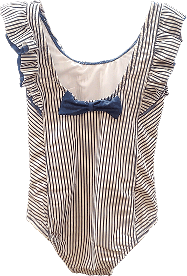 Navy Stripe One Piece