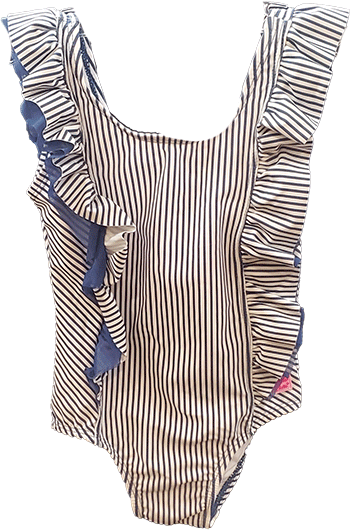 Navy Stripe One Piece