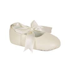 Ivory Vinyl Ballet Shoe
