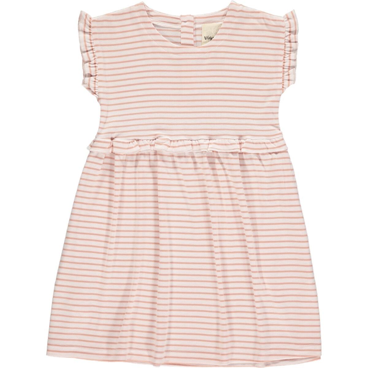 Gemma Dress- Pink Stripe