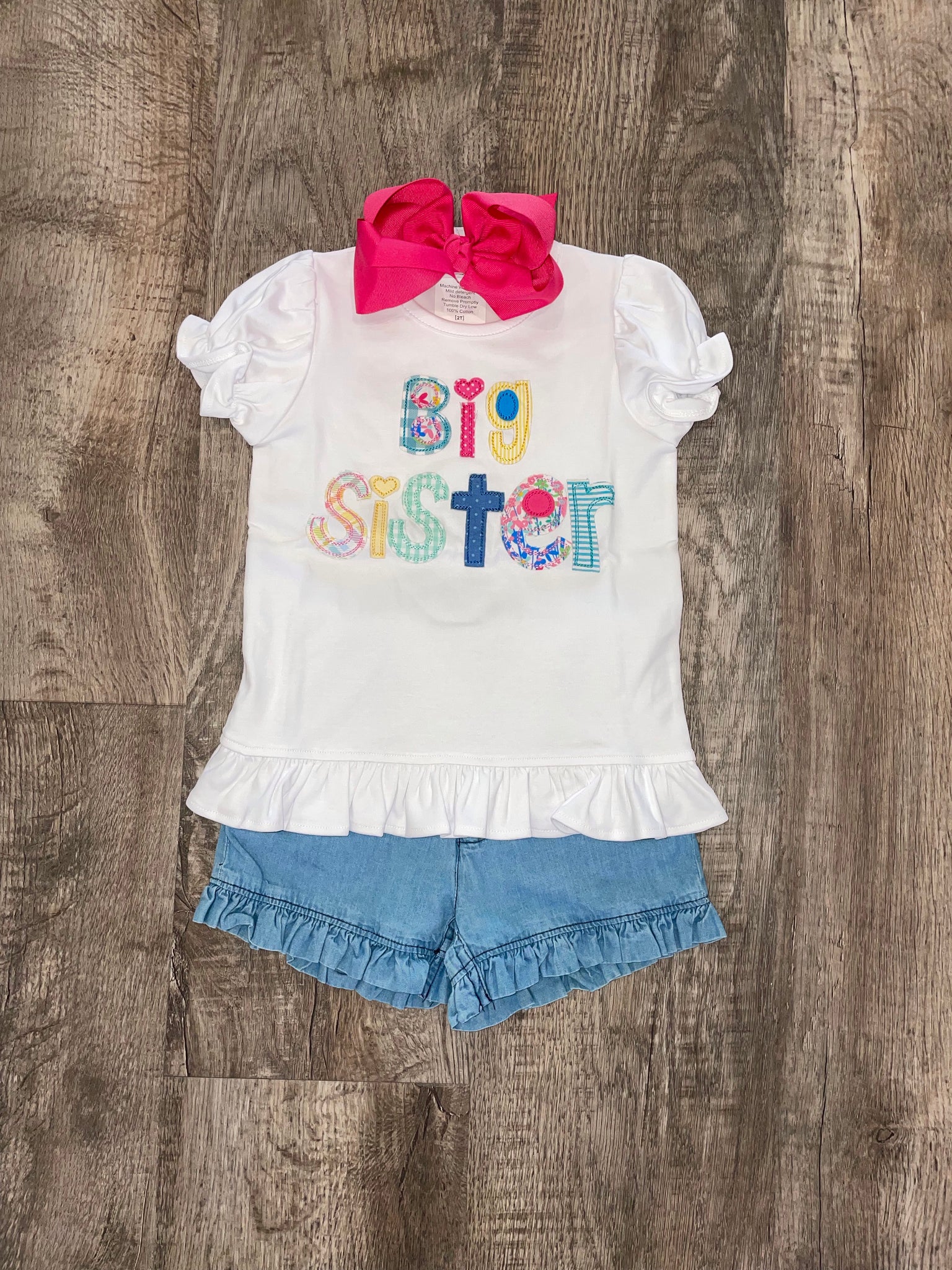Big Sister Appliqué Shirt