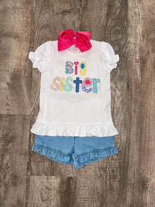 Big Sister Appliqué Shirt