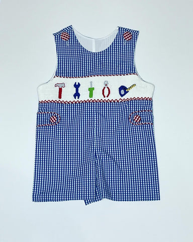 Tool Time Smocked Jon Jon