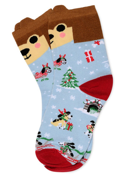 Snow Dog Socks