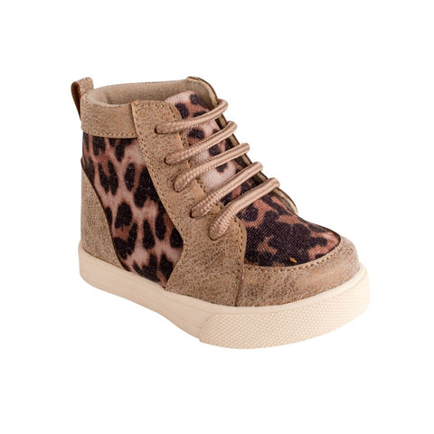 Leopard Canvas HiTop Sneaker