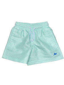 Boys Swim- Opal Gingham