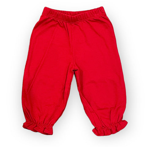 Girls Red Bubble Pants