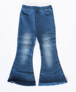 Sophie Dark Denim Bell Bottoms (Tween)