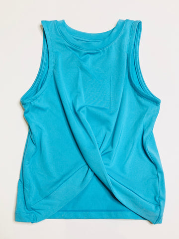 Knot Tank- Turquoise