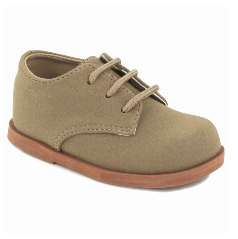 Khaki Suede Lace Up Oxford
