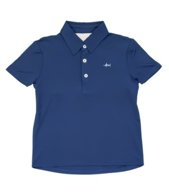 Offshore Performance Solid Polo- Navy